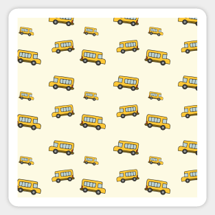 School Bus Pattern - Back to School 2024 / 2025 Sticker